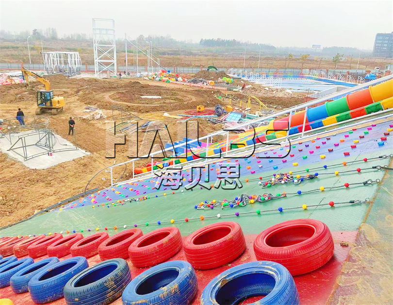 安徽無動(dòng)力親子樂園施工現(xiàn)場