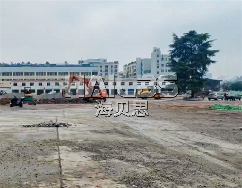 湖北宜昌場地無動力樂園施工現場