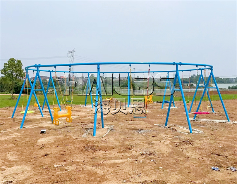 湖北武漢蔡甸無(wú)動(dòng)力樂(lè)園施工現(xiàn)場(chǎng)