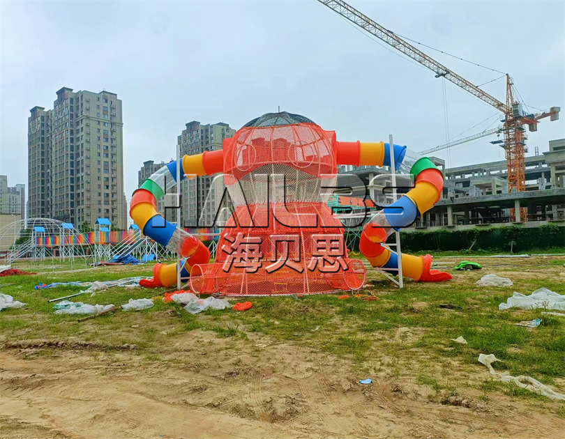 河南商丘無動(dòng)力樂園施工現(xiàn)場